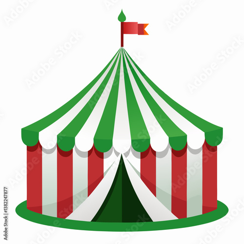 circus tent vector illustration