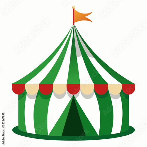 circus tent vector illustration