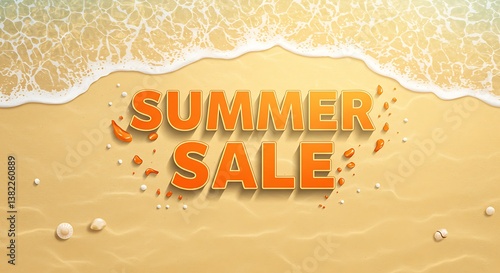Sun-Kissed Savings: Summer Sale AI Generated