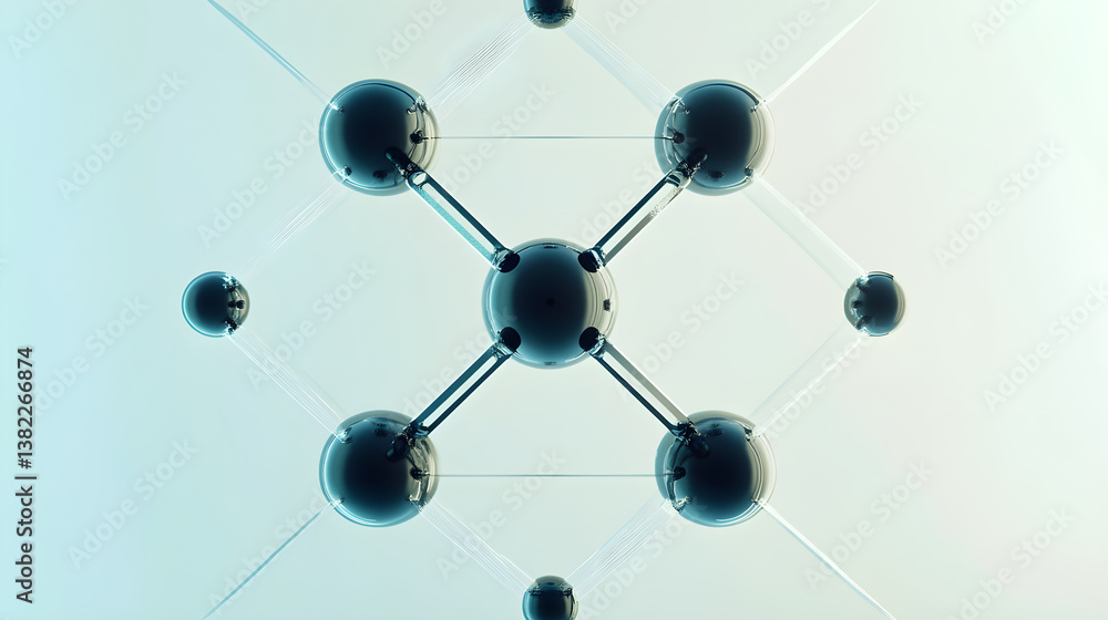 Visual Representation of Xenon Tetrafluoride (XeF4) Illustrating Square Planar Molecular Geometry and Symmetrical Structure Visual Representation of Xenon Tetrafluoride (XeF4) Illustrating Square Planar Molecular Geometry and Symmetrical Structure