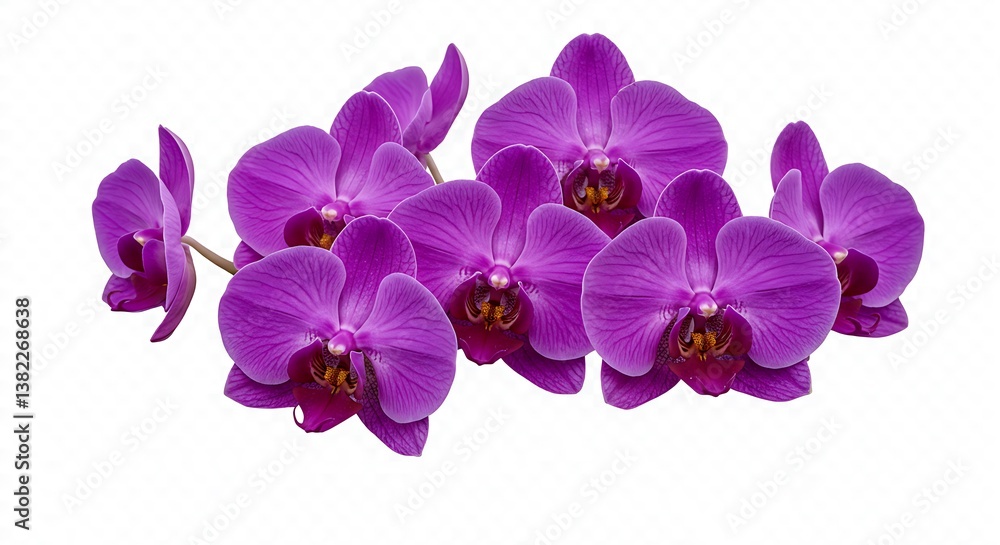 Fototapeta premium Orchid Majesty AI Generated