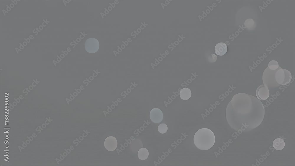 Soft Bokeh Effect with Floating Light Orbs on a Subtle Gray Background Soft Bokeh Effect with Floating Light Orbs on a Subtle Gray Background