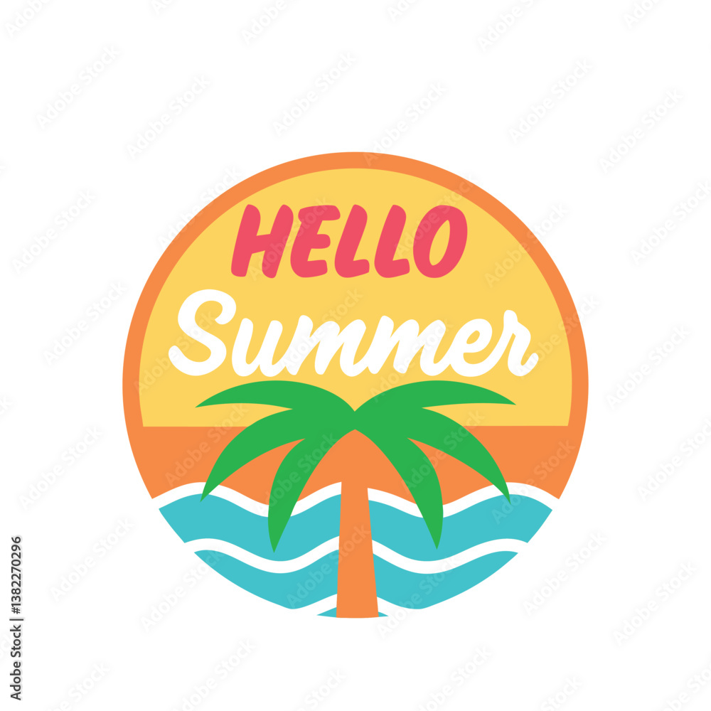 Naklejka premiumBeautiful seaside view with some coconut palm. 