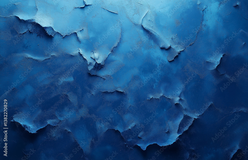 Obraz premium Dark blue gradient background with blank space in the center