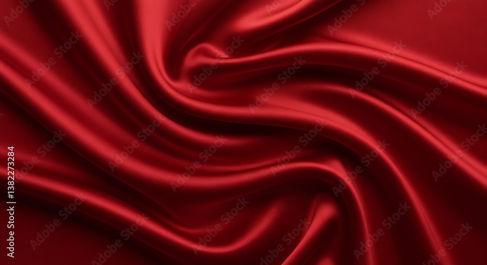 Obraz premium Crimson Currents AI Generated