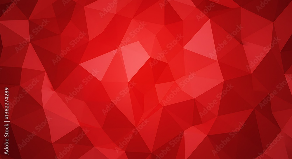 Crimson Facets AI Generated Crimson Facets AI Generated