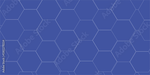 Abstract pattern with hexagonal porple and gray technology line paper background. geometric mesh cell texture. modern futuristic  vector surface grid  tile and mosaic background