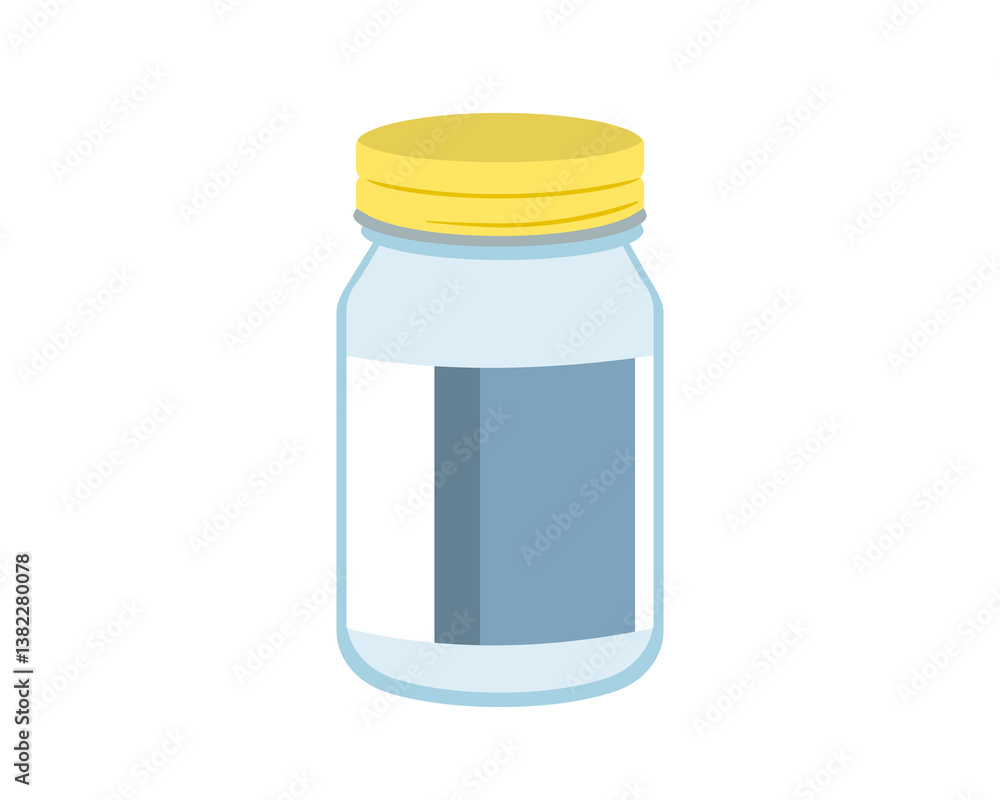 シンプルな錠剤用薬瓶のイラスト シンプルな錠剤用薬瓶のイラスト