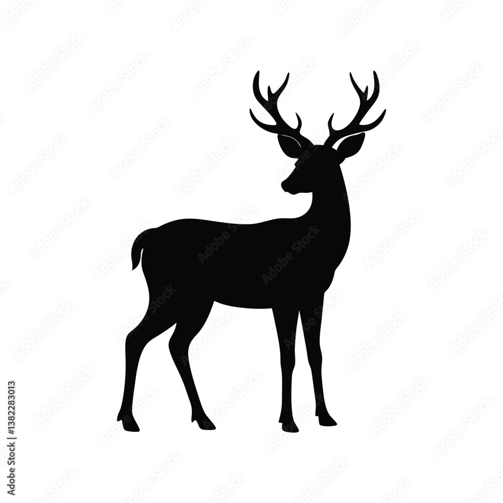 deer silhouette vector deer silhouette vector