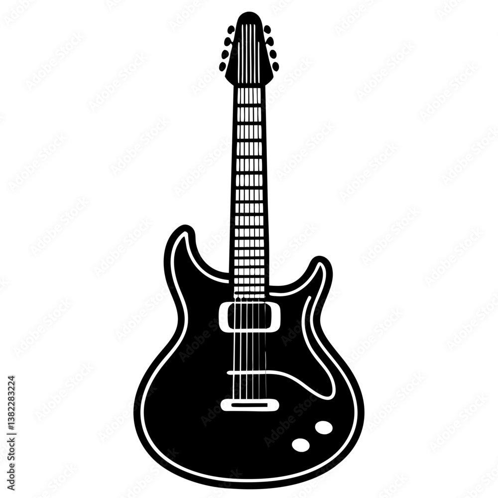 Fototapeta premium acoustic guitar isolated on white