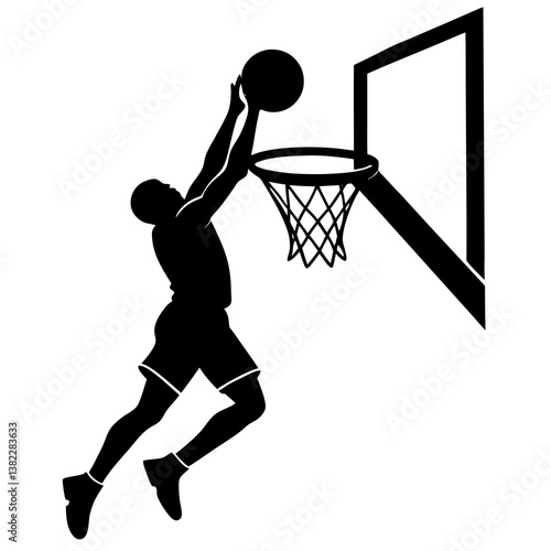 basketball player silhouette