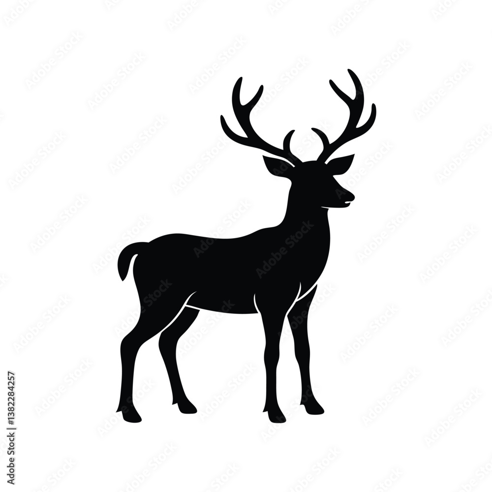 deer silhouette vector deer silhouette vector