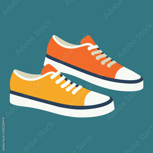 sneakers vector illustration