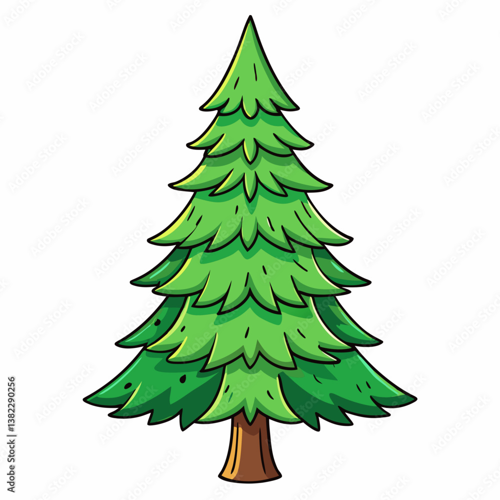 christmas tree vector illustration christmas tree vector illustration