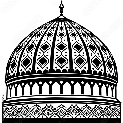 vector illustration of a mosque