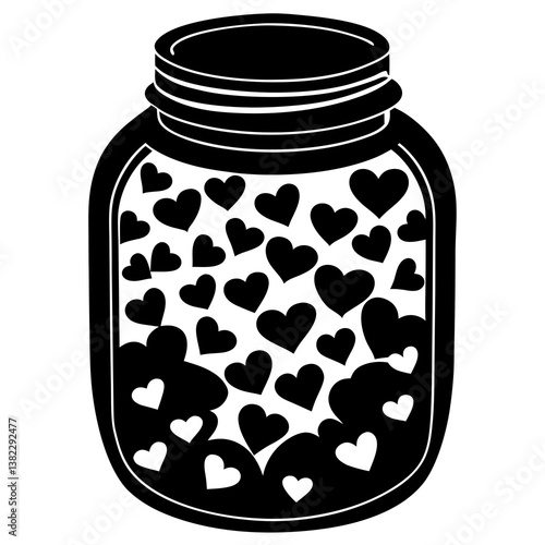 glass jar with red caviar