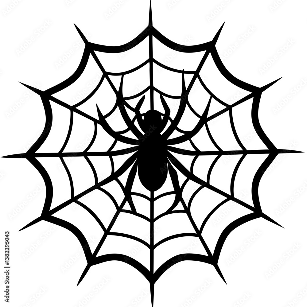 Fototapeta premium spider and web