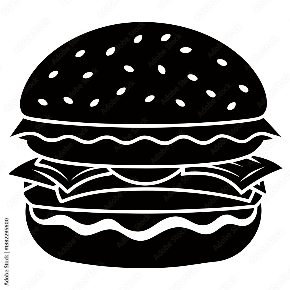 Hamburger vector illustration Hamburger vector illustration