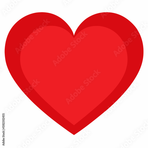 Free Download red heart vector illustration - GFXLoad