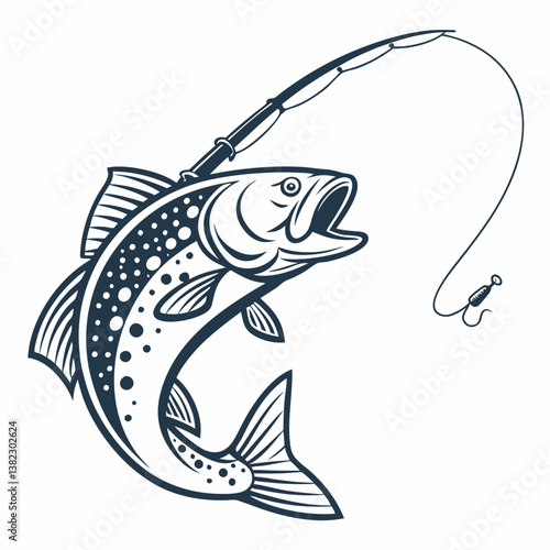 fish on hook