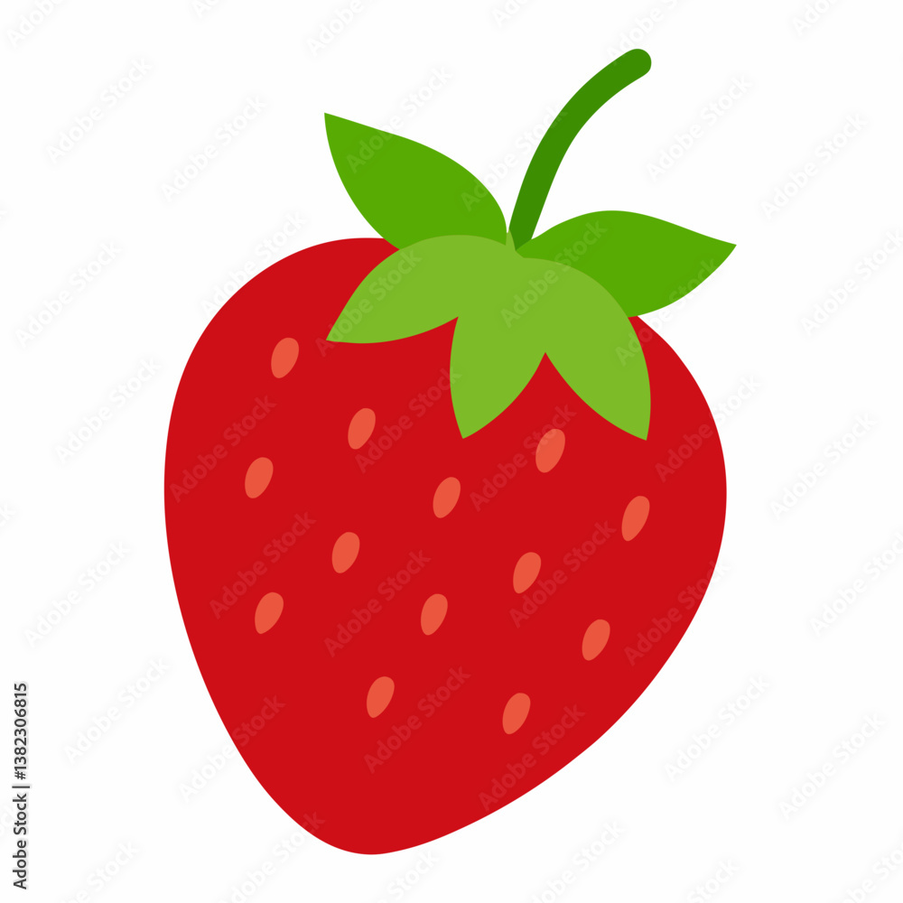Fototapeta premium strawberry isolated on white background