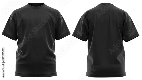 T-Shirt  Round Neck for Kids - High Quality 3D Rendered Mockup