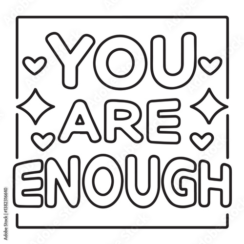Coloring book, Coloring Page, bold & easy coloring page, background, inspirational quotes, inspirational words, inspirational word of god, inspirational work, Vector illustration, line art, silhouette