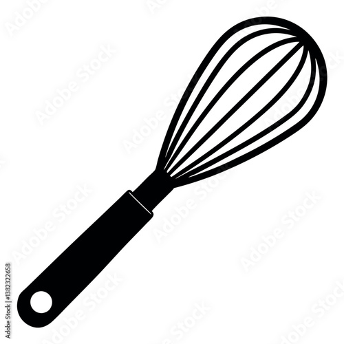 A wire-whisk-and-chocolate-for-bakery illustration 