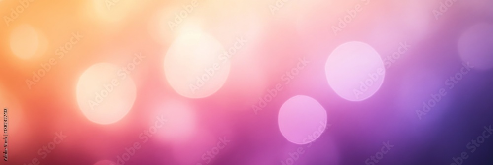 Abstract blurred gradient background with soft glowing light bubbles Abstract blurred gradient background with soft glowing light bubbles