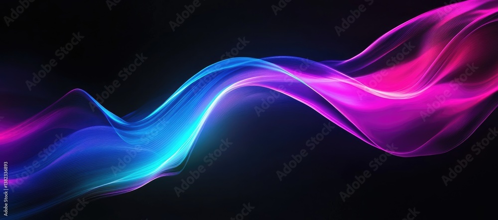 Abstract Flowing Neon Abstract Flowing Neon