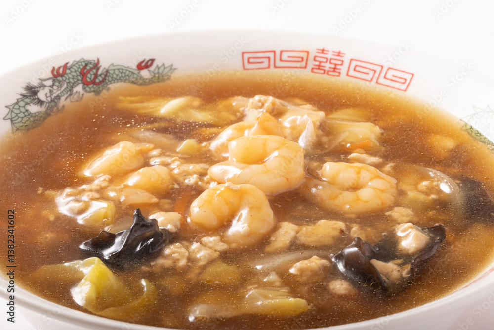 海老あんかけラーメン 海老あんかけラーメン