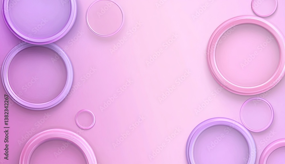 Abstract circles, pastel colors, modern design Abstract circles, pastel colors, modern design