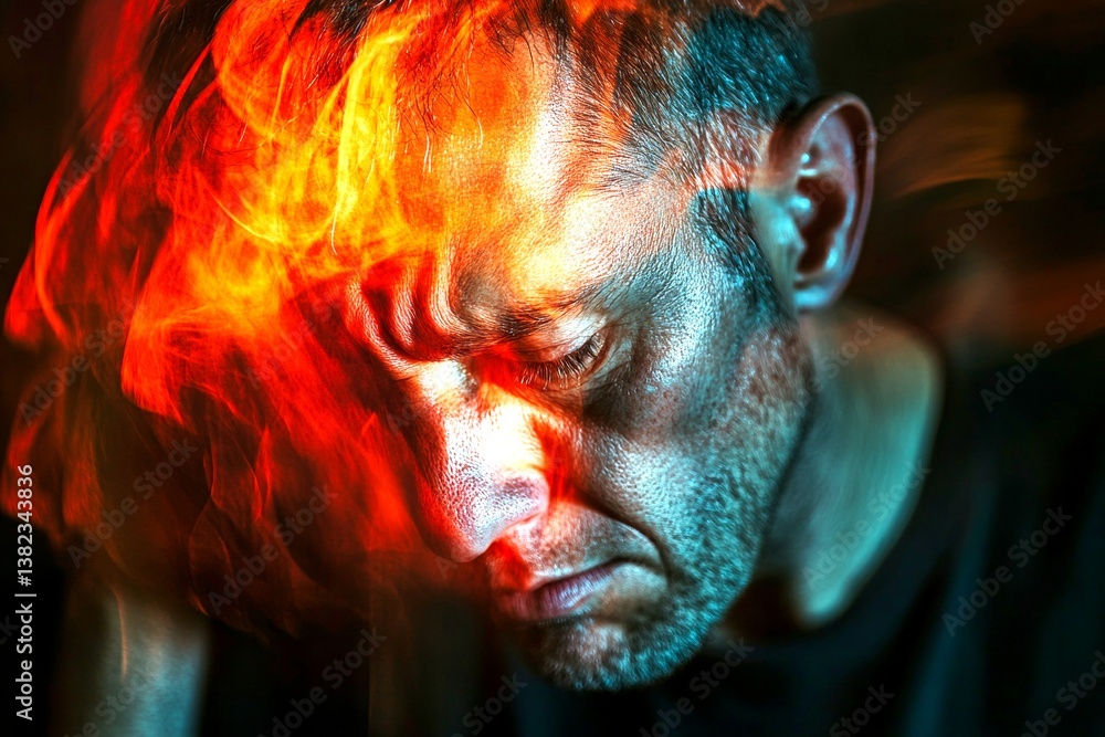 Metaphorical shoulder pain emotions of a sickness and suffering. Medical mystery. Pain of disorder - shoulder pain: abstract image of mental state. Unseen suffering. Physical suffering. Metaphorical shoulder pain emotions of a sickness and suffering. Medical mystery. Pain of disorder - shoulder pain: abstract image of mental state. Unseen suffering. Physical suffering.