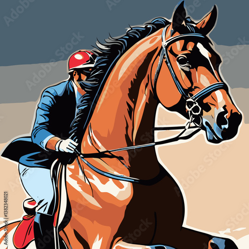 vector art horse for design needs