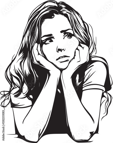 disappointed woman face