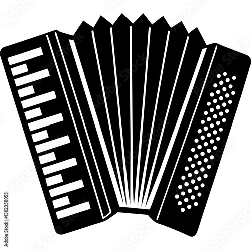 piano keys isolated on white