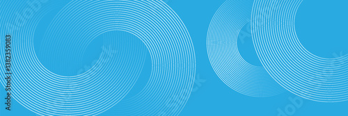 Modern abstract background. Glossy white gradient circle lines. Minimal geometric pattern. Simple graphic elements. Futuristic concept. Suitable for cover, poster, banner, brochure, eps10.