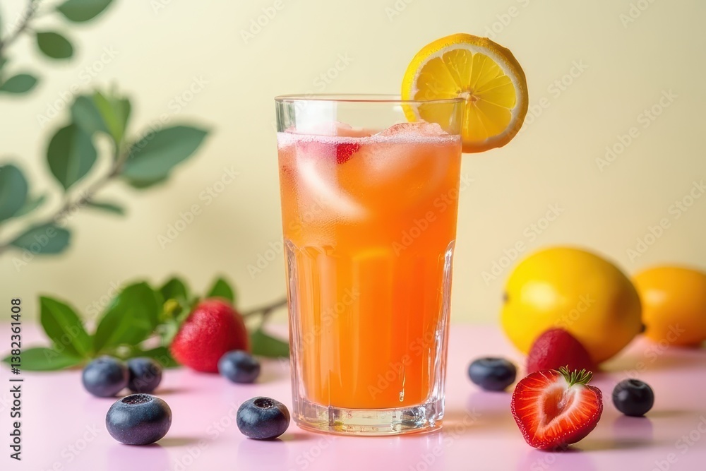 Fototapeta premium Summer Fruit Smoothie Refreshment