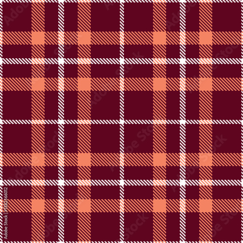 Wallpaper Mural Dusky maroon and Iridescent white Seamless Tartan Fabric Design Torontodigital.ca