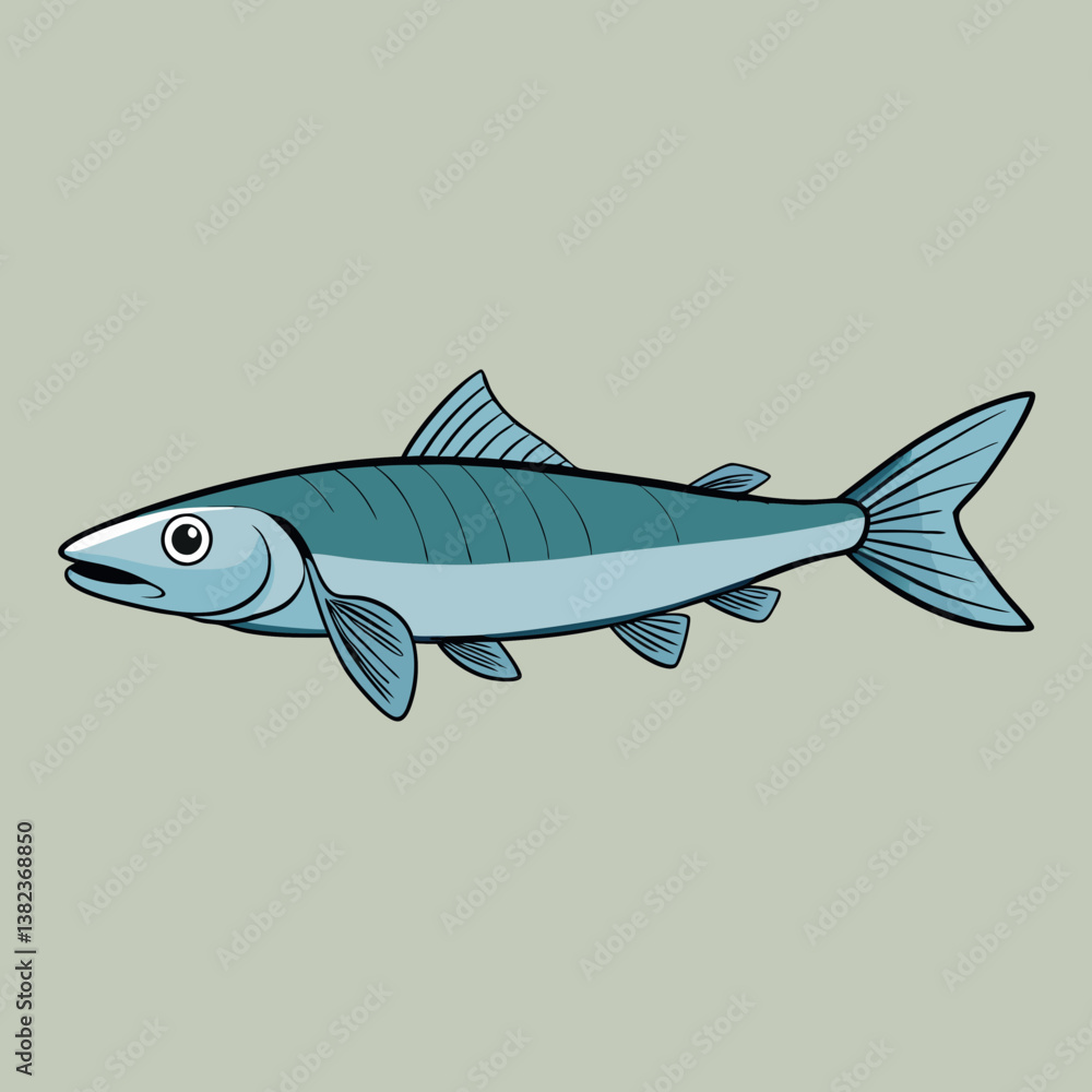 Obraz premium fish on a white background