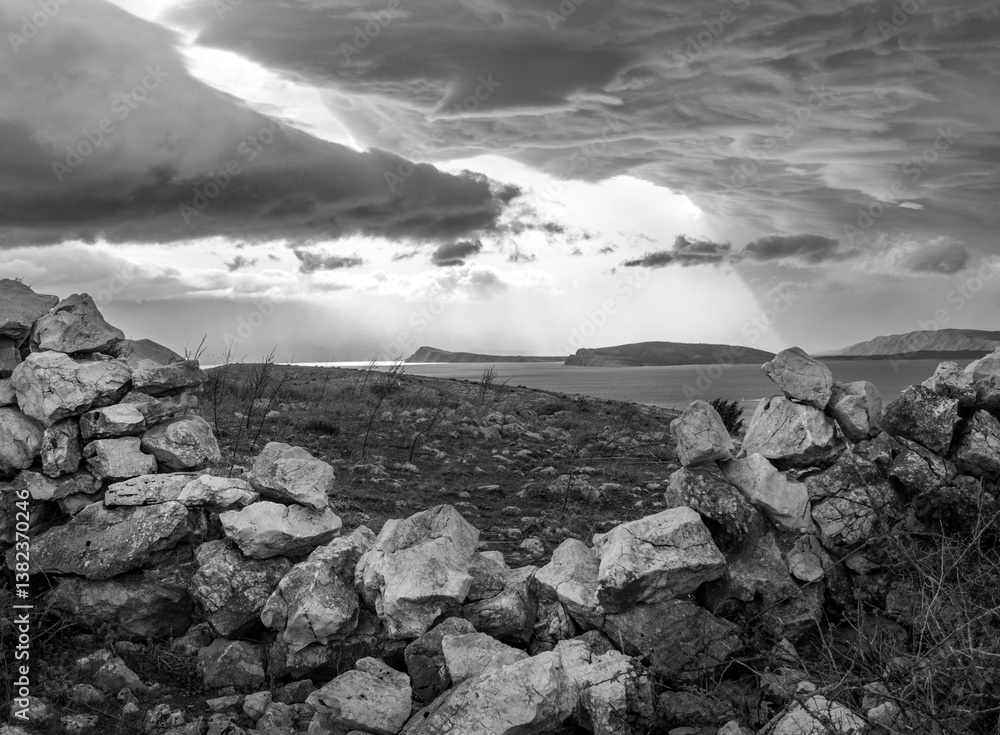 heavy clouds