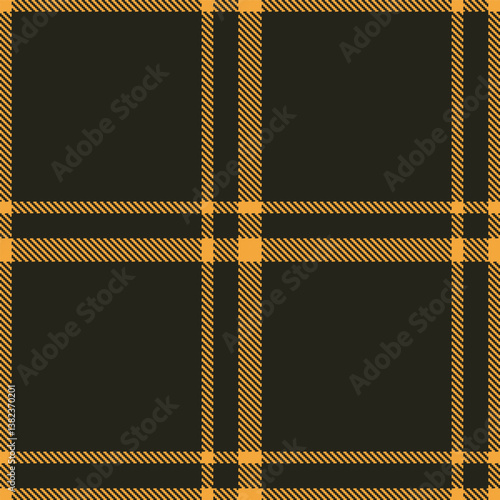 Elegant Iridescent butterscotch & Cool charcoal Seamless Tartan Fabric Design