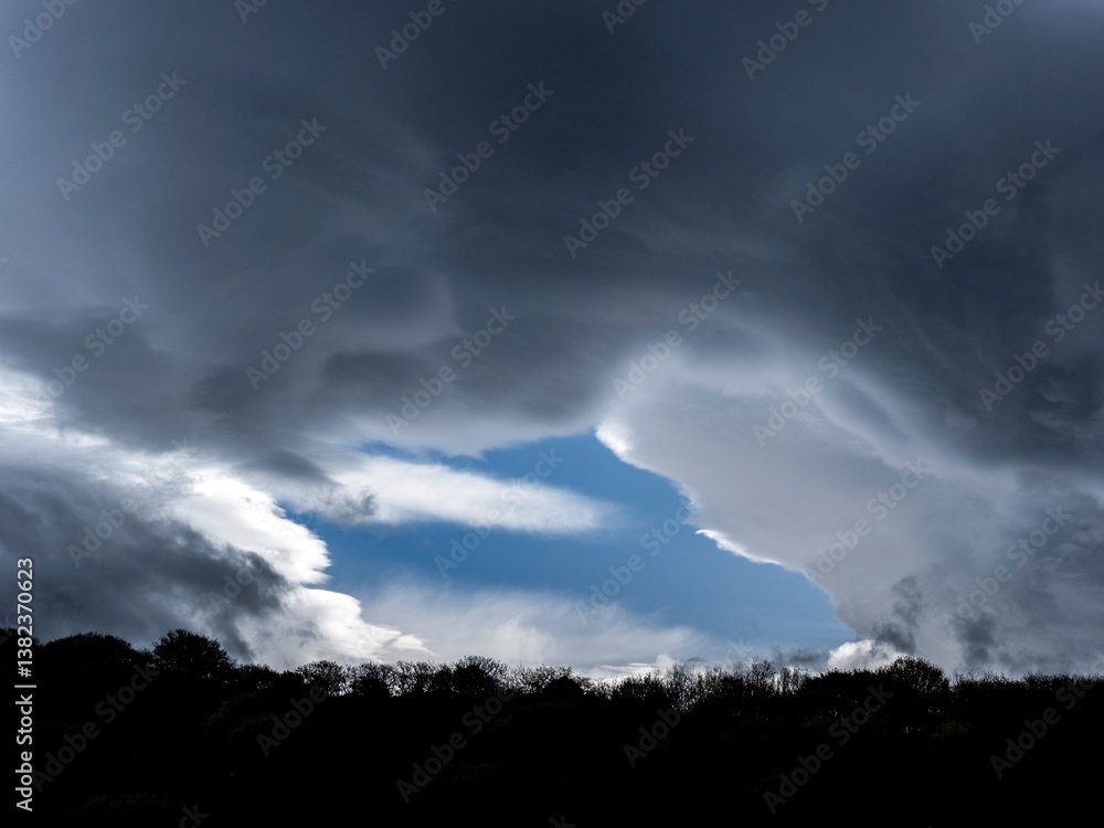 heavy clouds