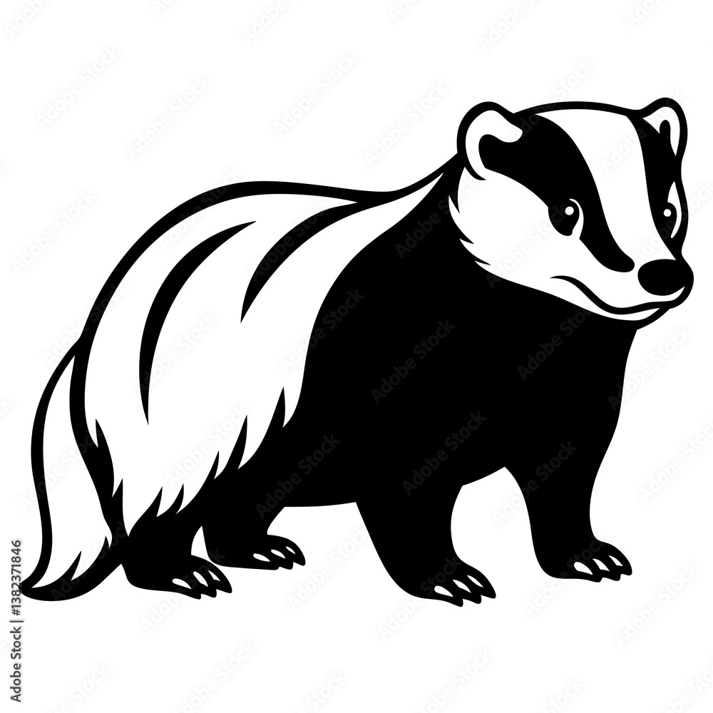 Obraz premium vector illustration of a panda