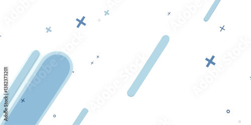 abstract pale blue and white shapes