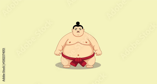 powerful sumo wrestler