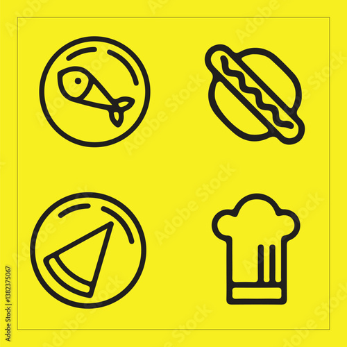 Icon set for graphic designers. Vector illustration.