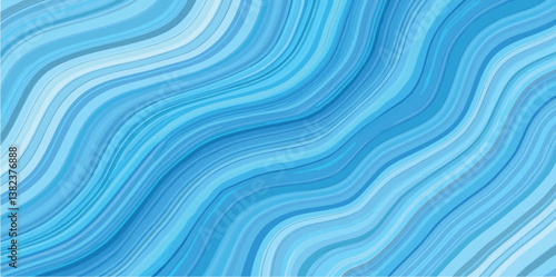 abstract blue wavy lines background