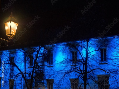 Obraz na płótnie zagreb festival of light show w salonie