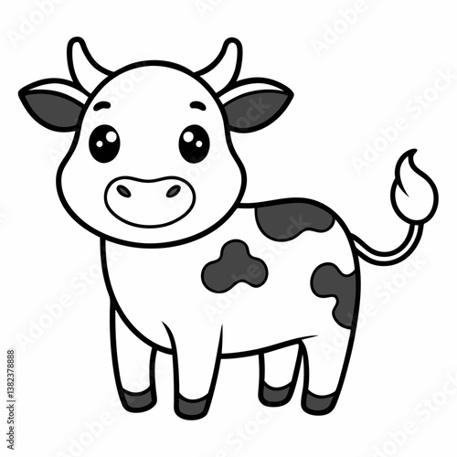 funny cow cartoon